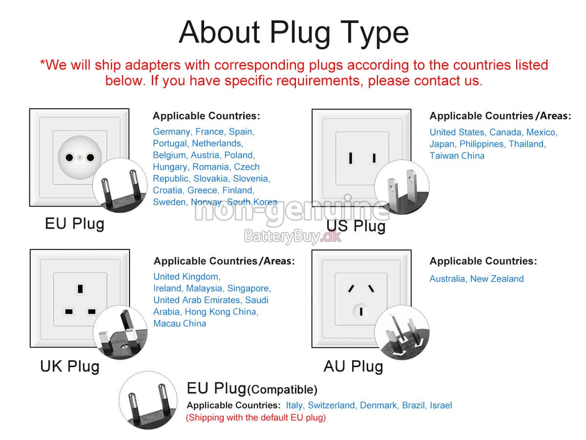 Adapter til Asus 19V 3.42A 65W 100-240V~1.6A 50/60HZ