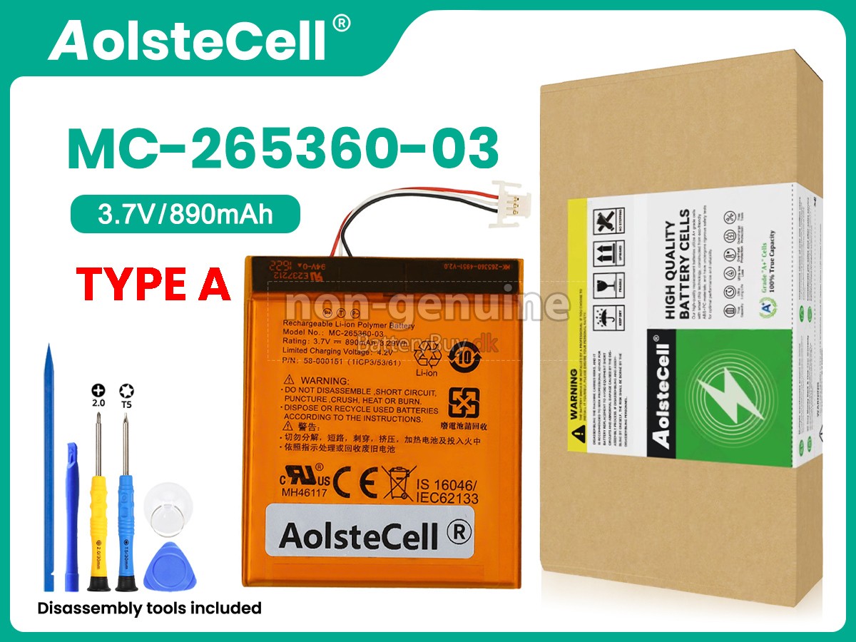 Amazon KINDLE 7 WP63GW udskiftningsbatteri