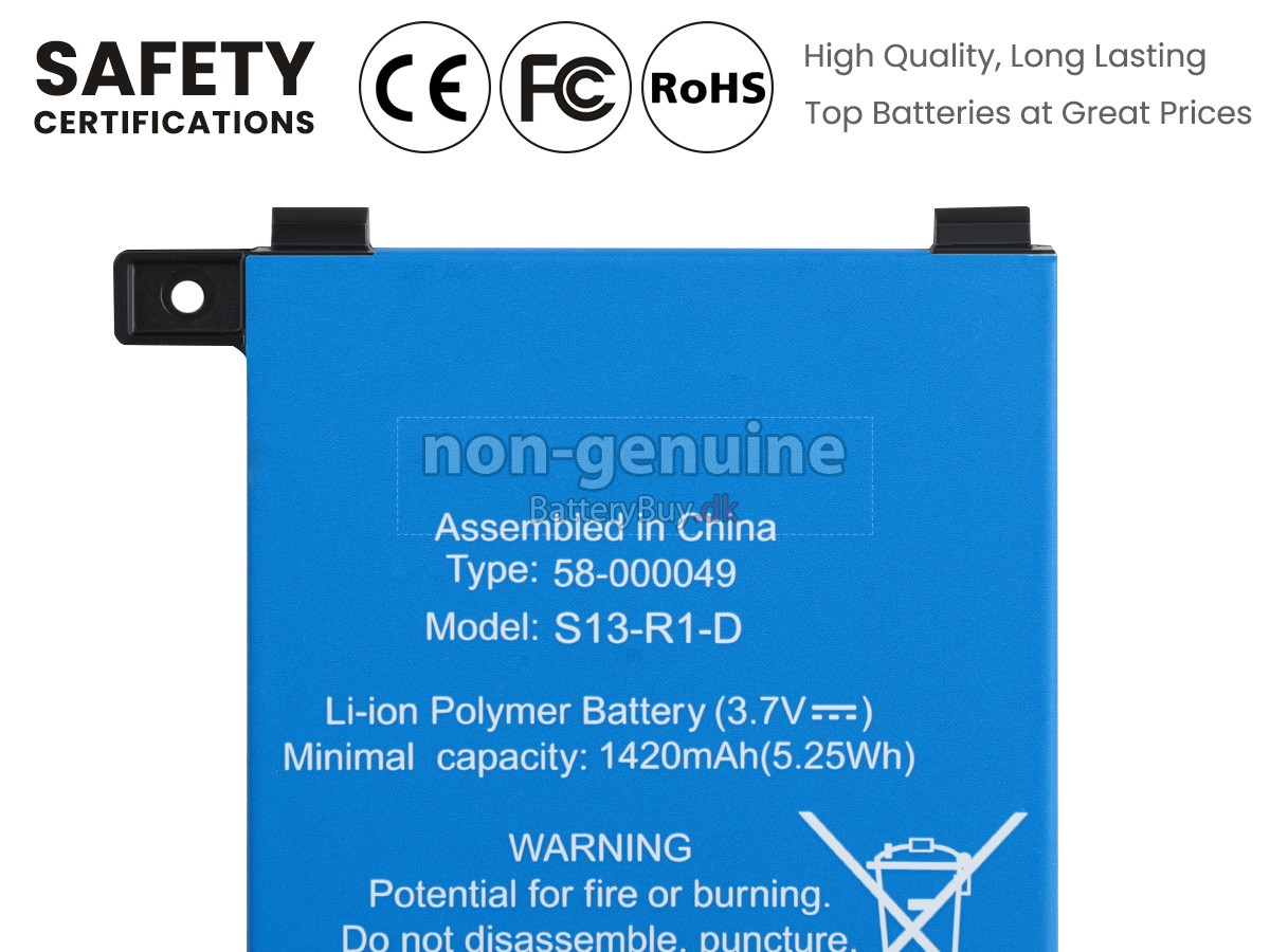 Amazon KINDLE 7 WP63GW udskiftningsbatteri