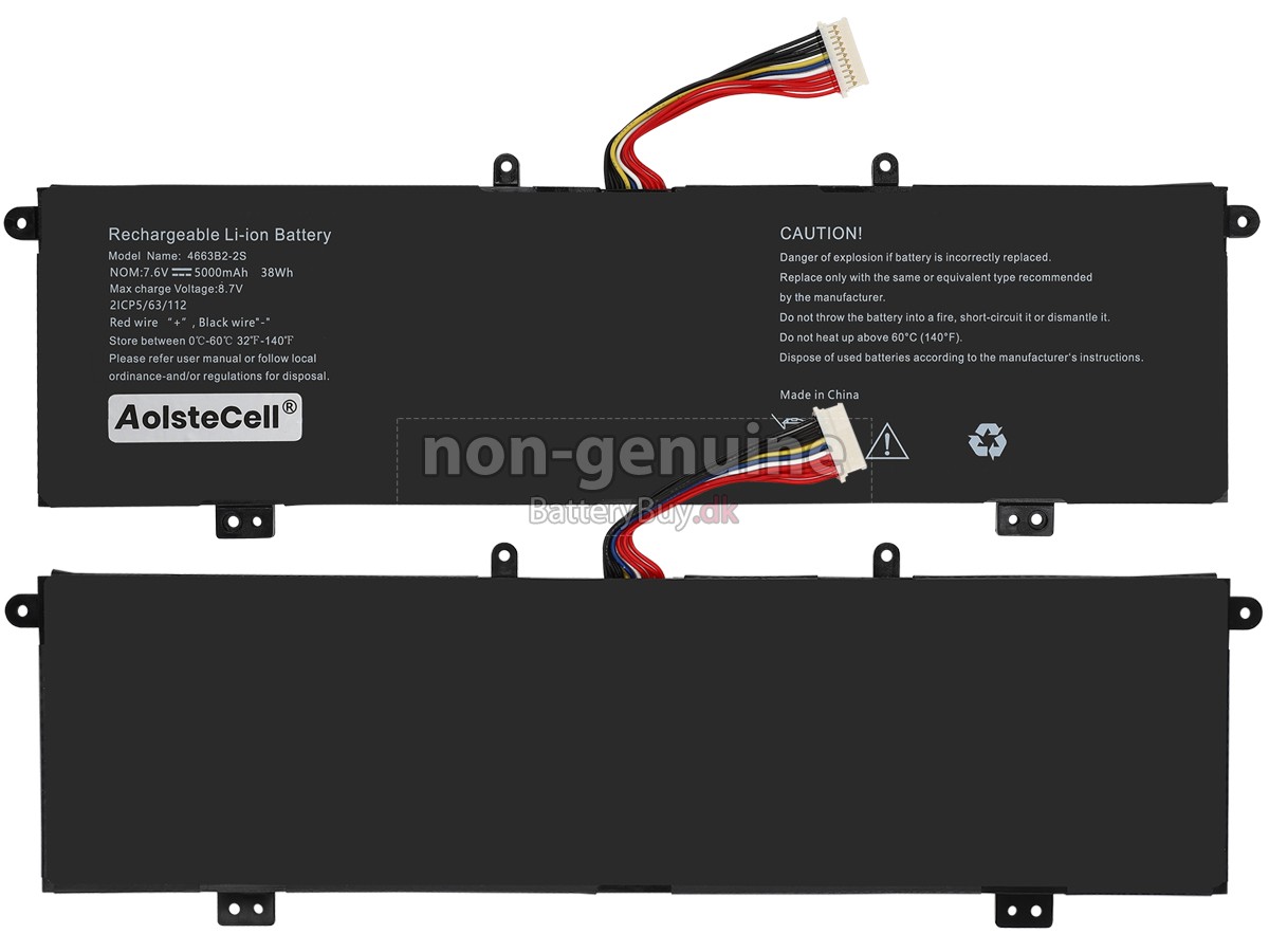 AolsteCell 4663B2-2S udskiftningsbatteri