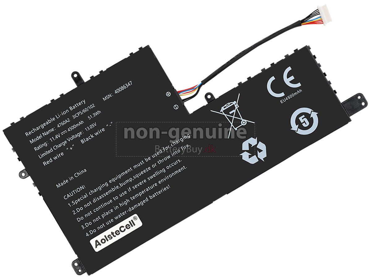 AolsteCell 4760A2 udskiftningsbatteri