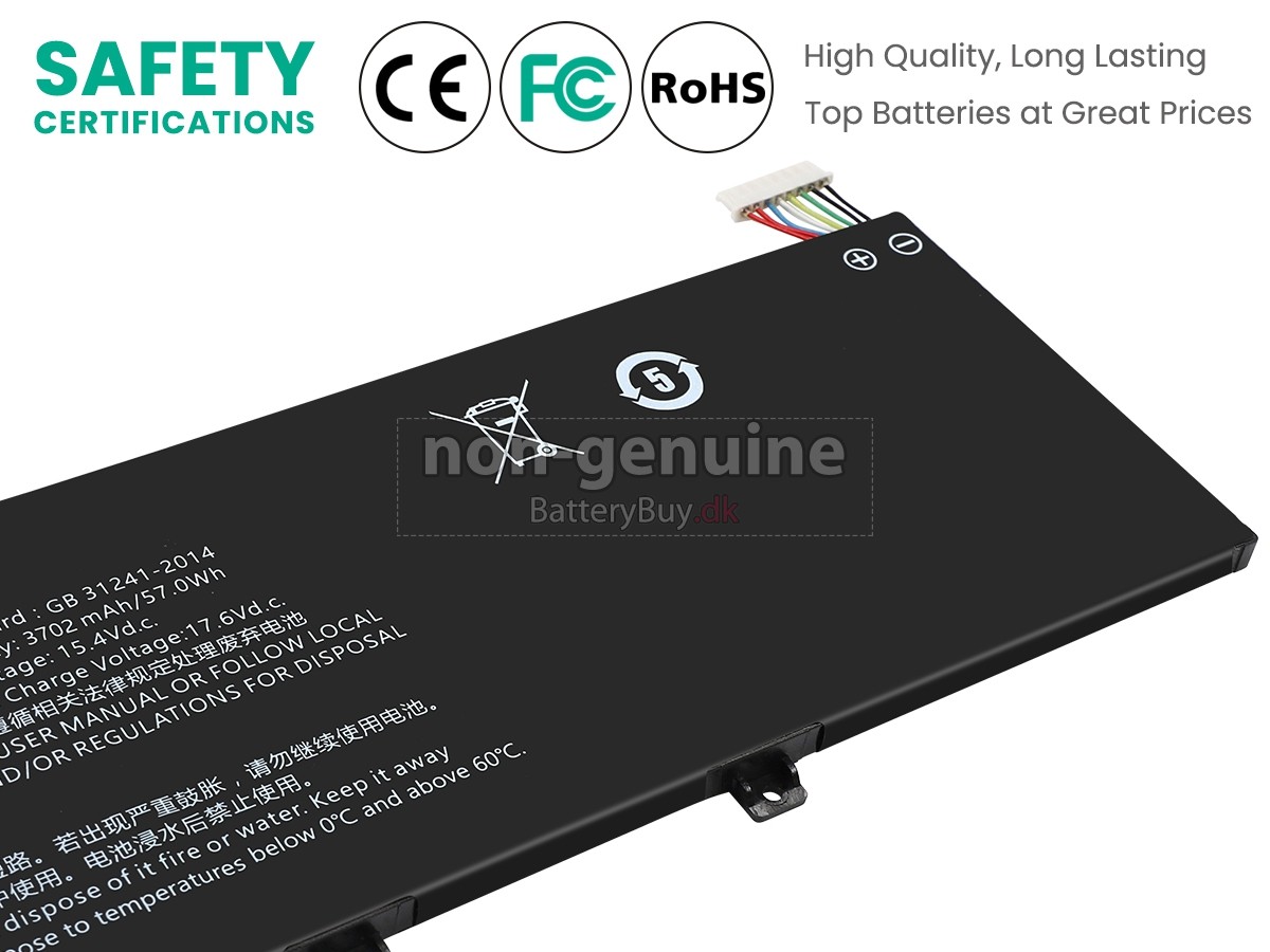 AolsteCell 526762-4S udskiftningsbatteri