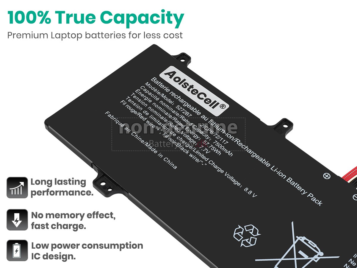 AolsteCell 5272B7 udskiftningsbatteri