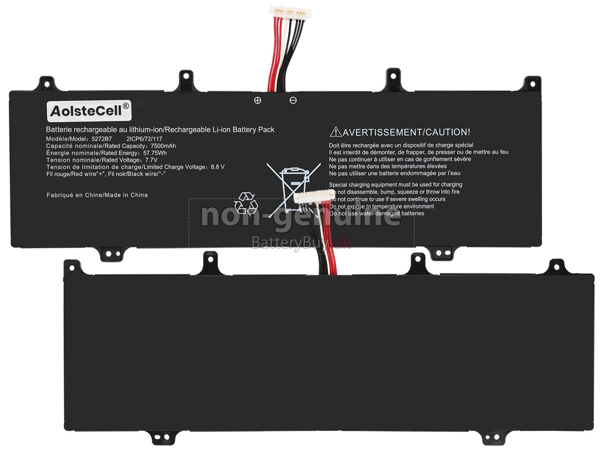 AolsteCell 5272B7 udskiftningsbatteri
