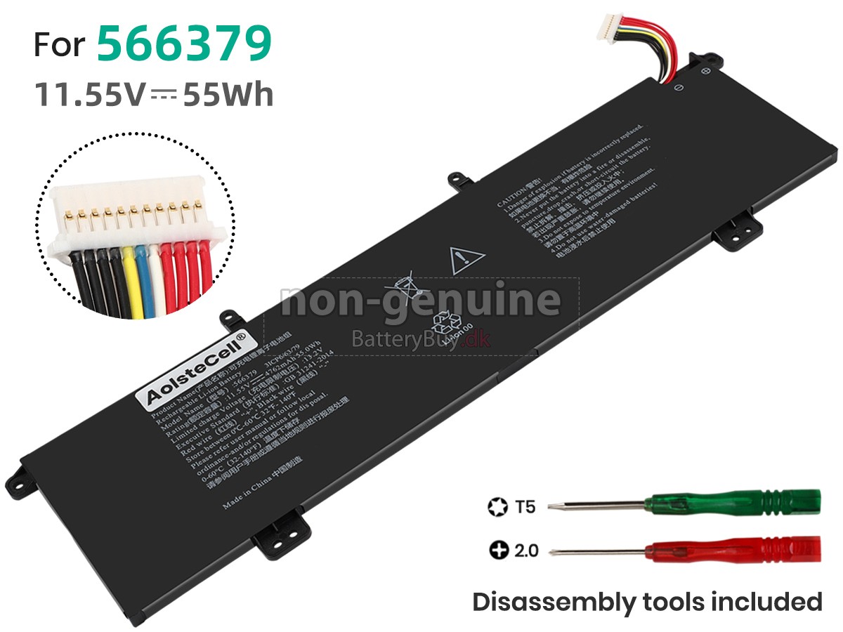 AolsteCell 566379 udskiftningsbatteri