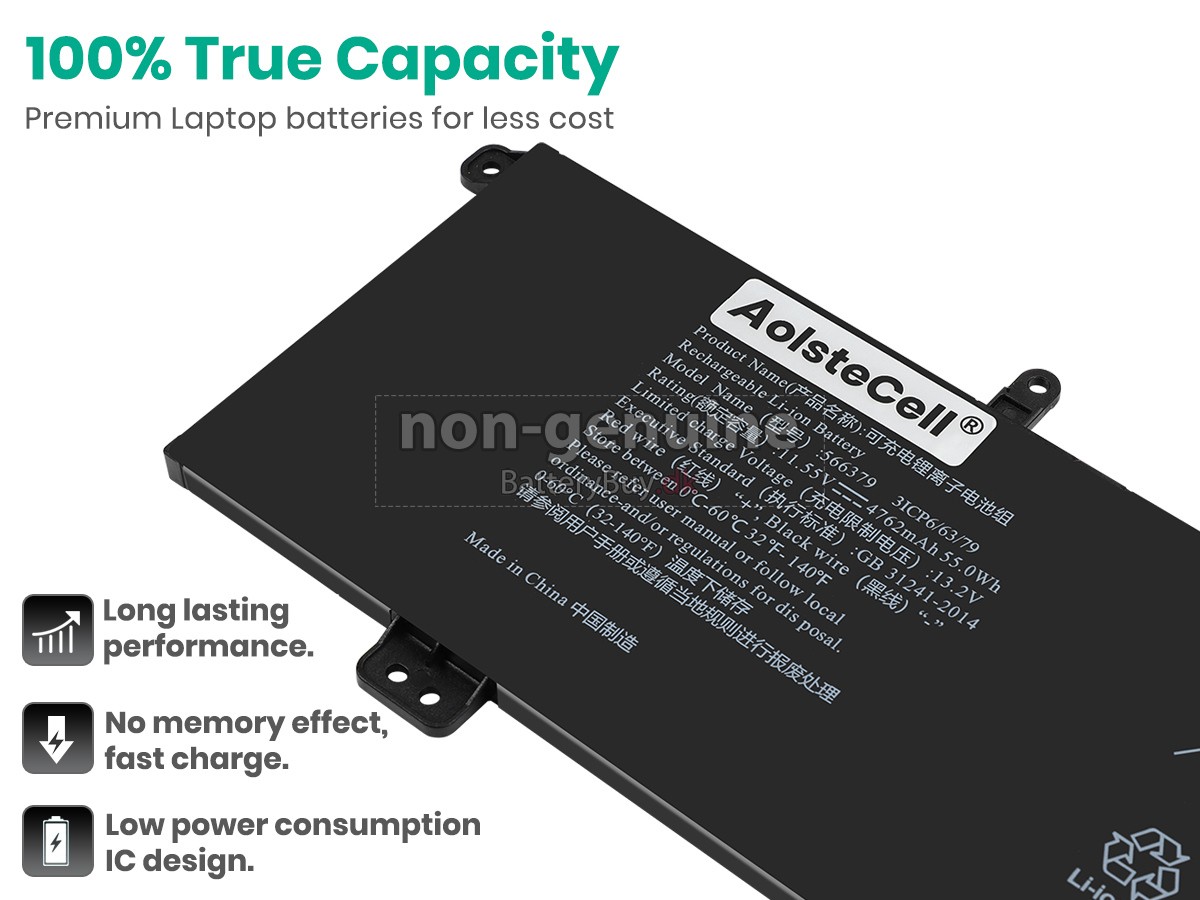 AolsteCell 566379 udskiftningsbatteri