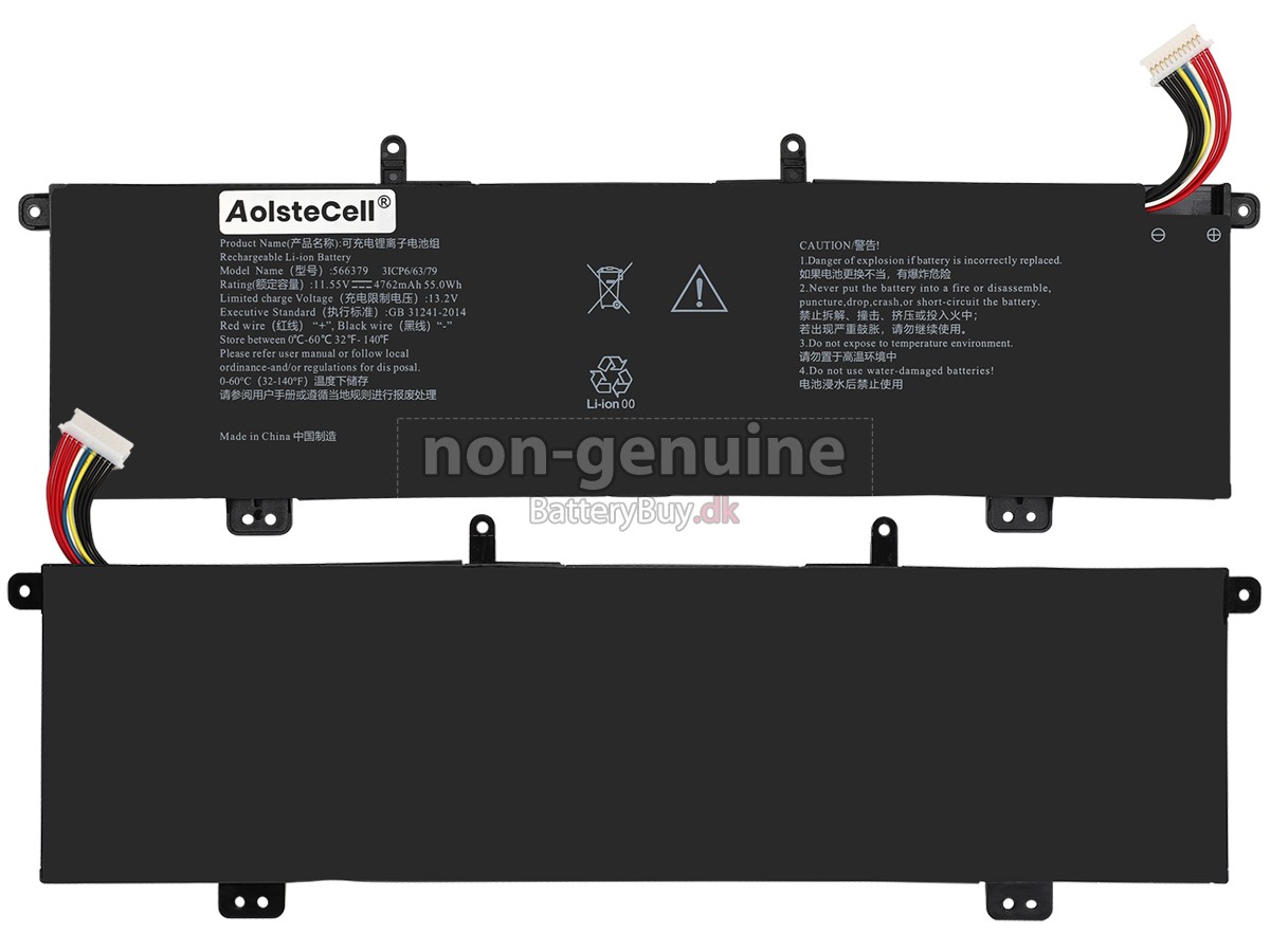 AolsteCell 566379 udskiftningsbatteri