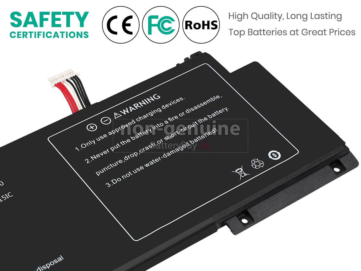 AolsteCell 587480-3S1P udskiftningsbatteri