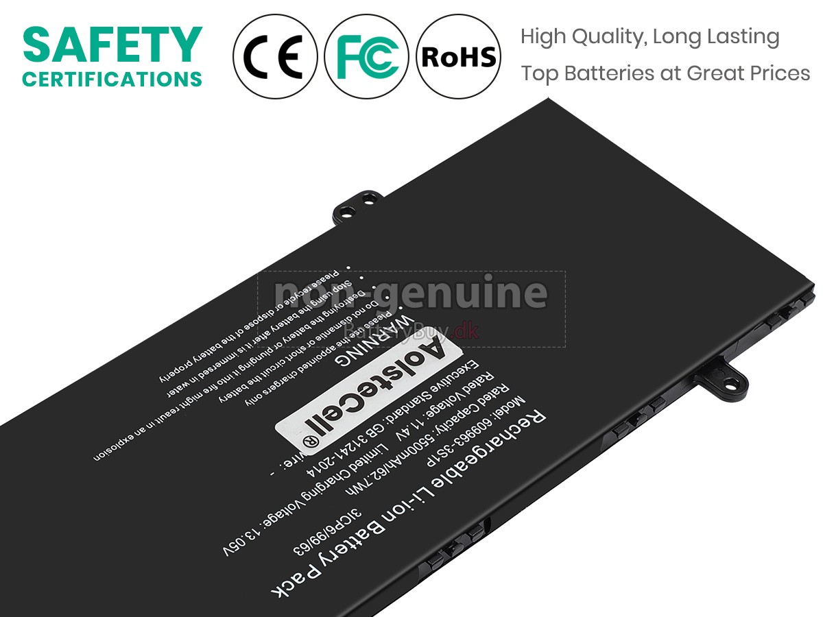 AolsteCell 609963-3S1P udskiftningsbatteri