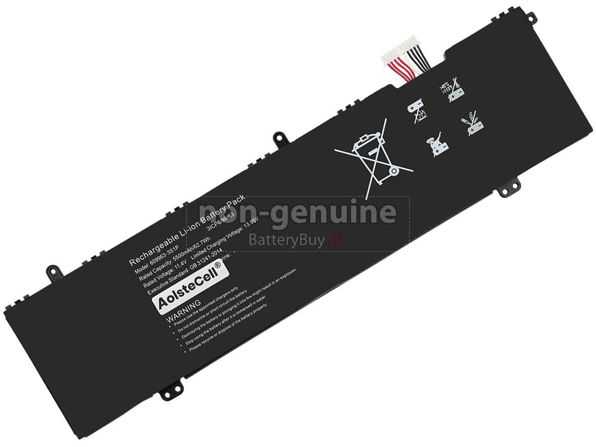 AolsteCell 609963-3S1P udskiftningsbatteri