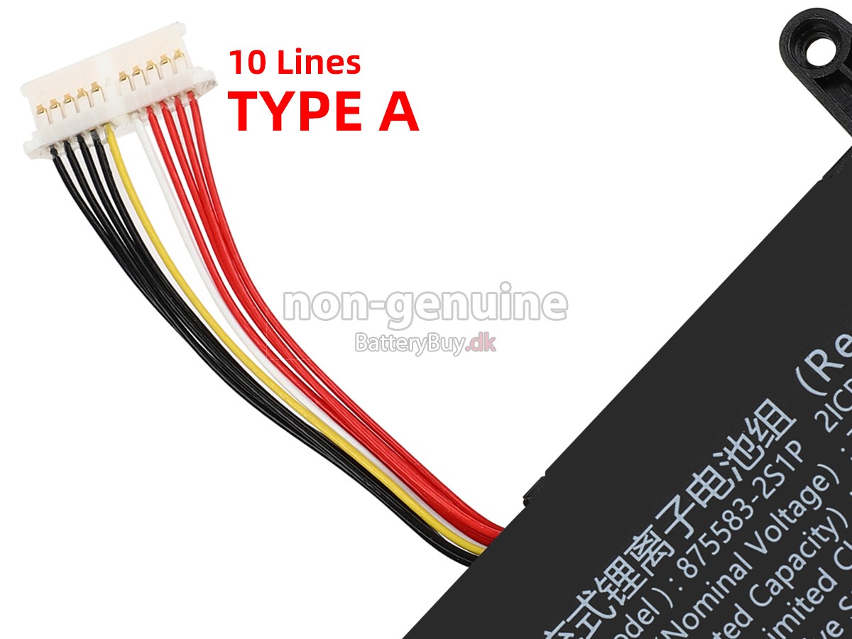 AolsteCell 875583-2S1P udskiftningsbatteri