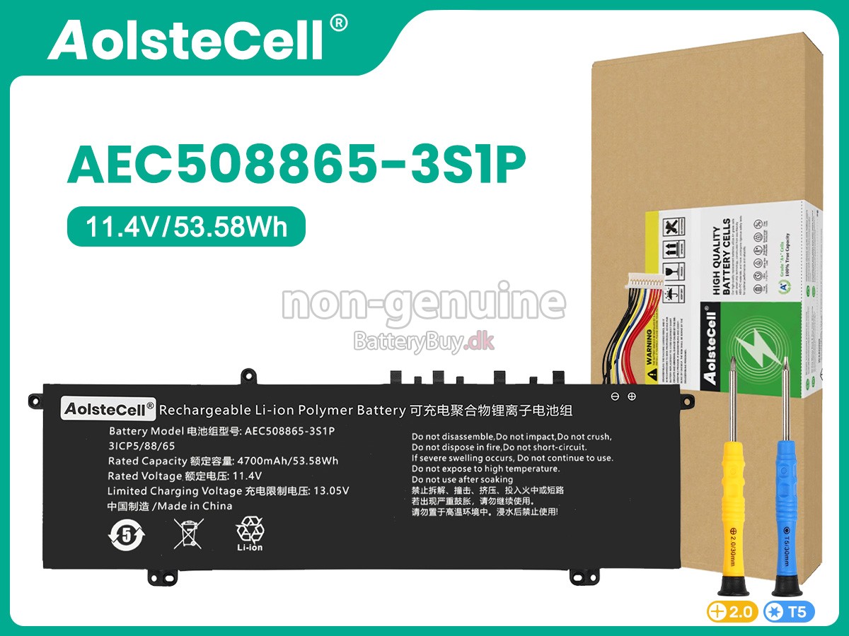 AolsteCell AEC58865-3S1P udskiftningsbatteri