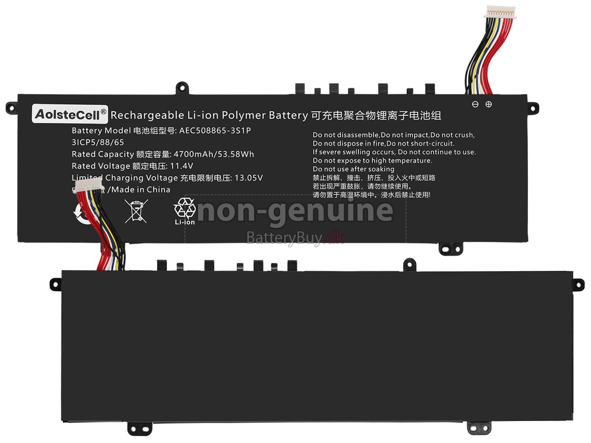 AolsteCell AEC58865-3S1P udskiftningsbatteri