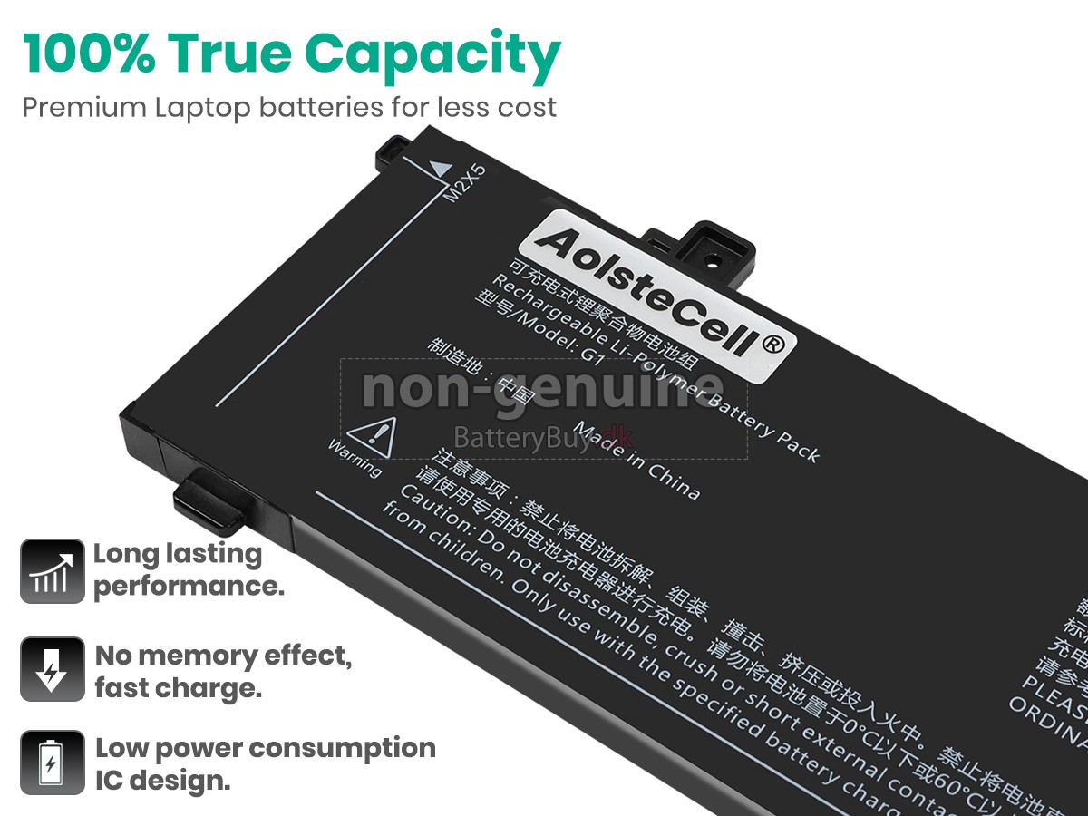 AolsteCell G1 udskiftningsbatteri