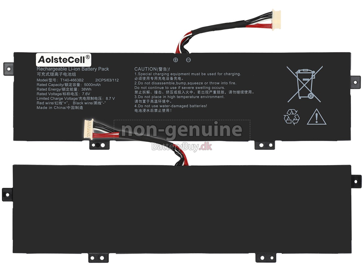 AolsteCell T140-4663B2 udskiftningsbatteri