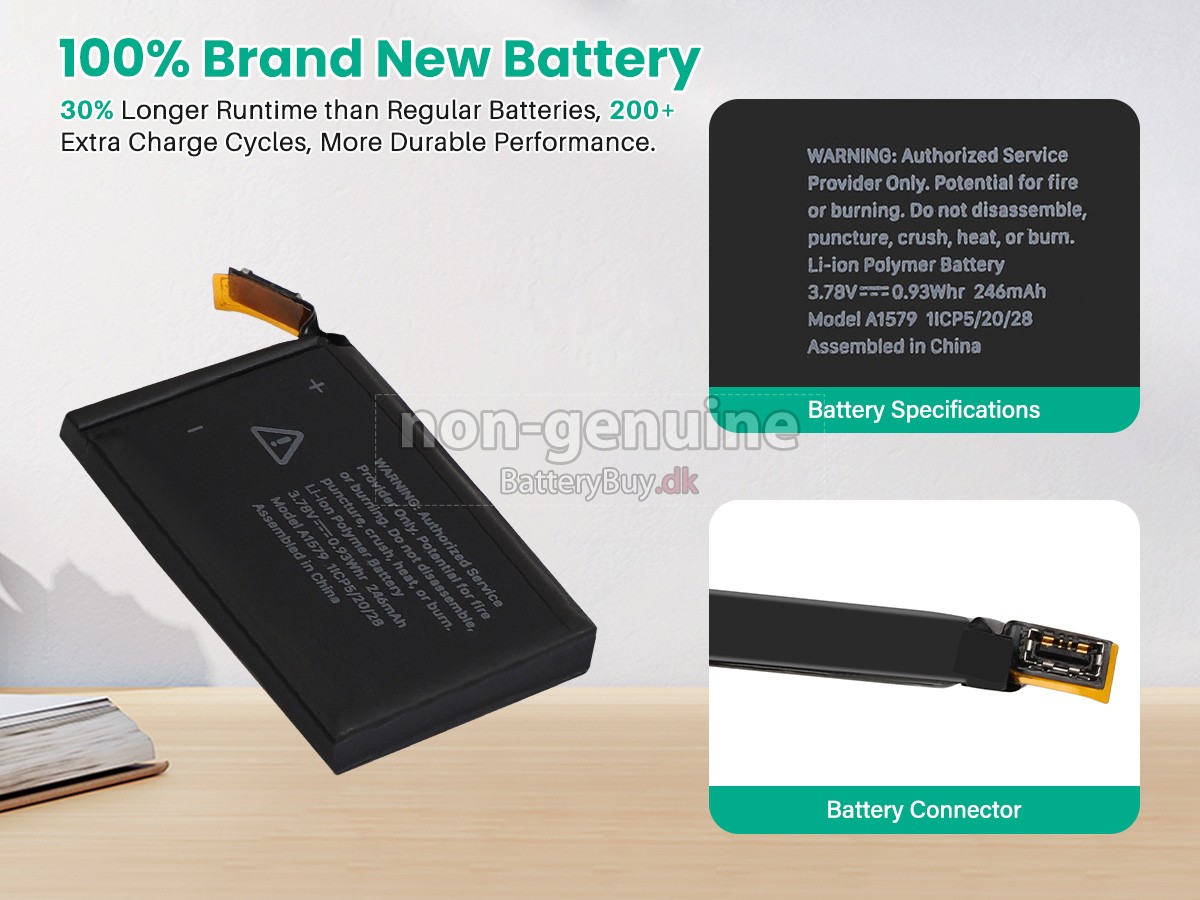 Apple IWATCH 1(42MM) udskiftningsbatteri