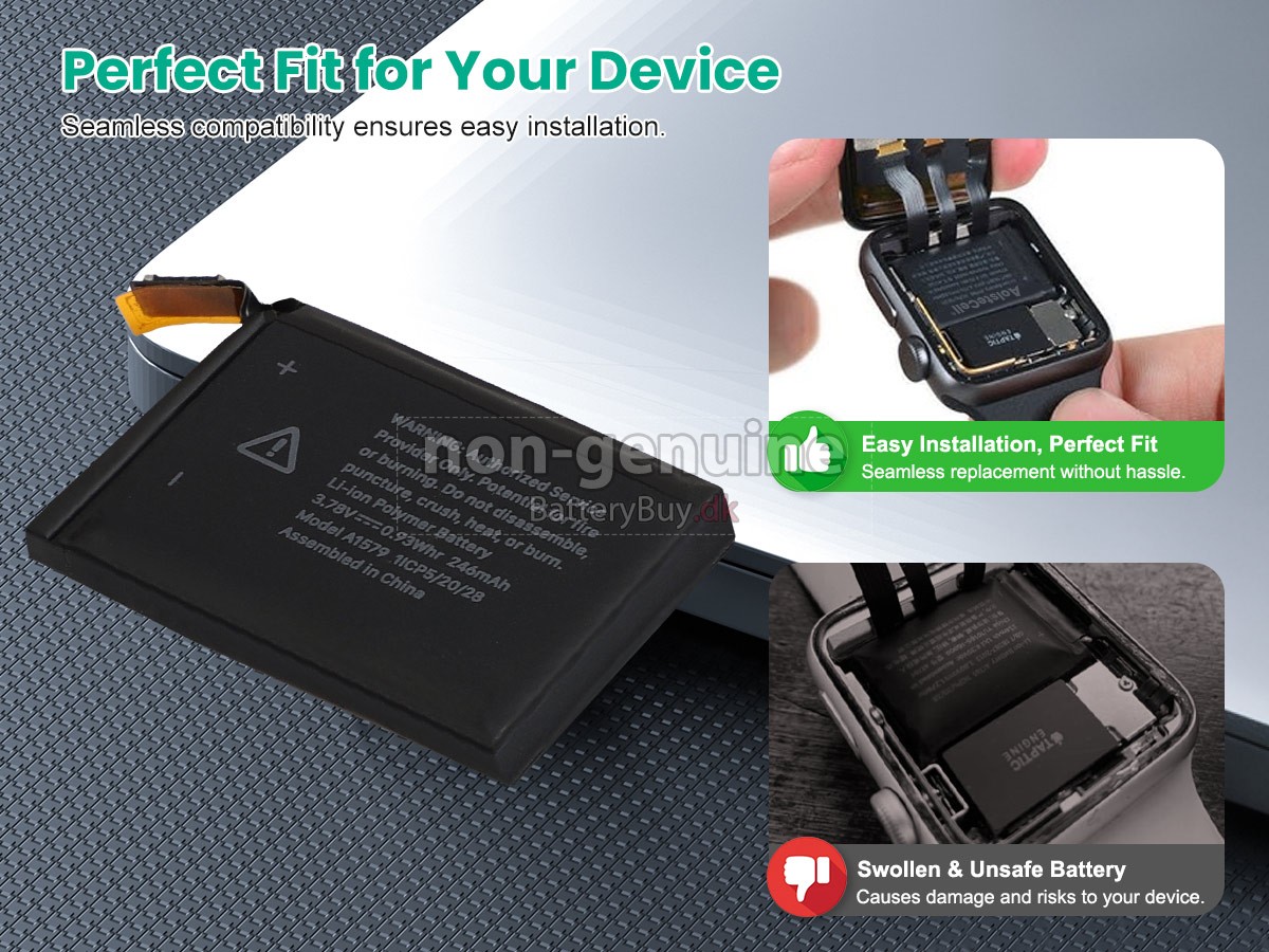 Apple IWATCH 1(42MM) udskiftningsbatteri