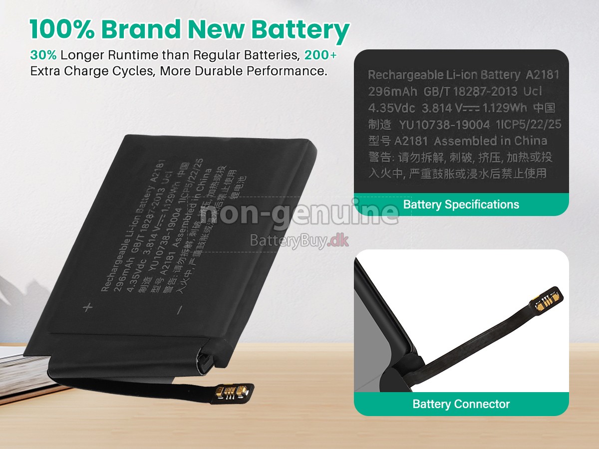 Apple WATCH SE LTE 44MM udskiftningsbatteri