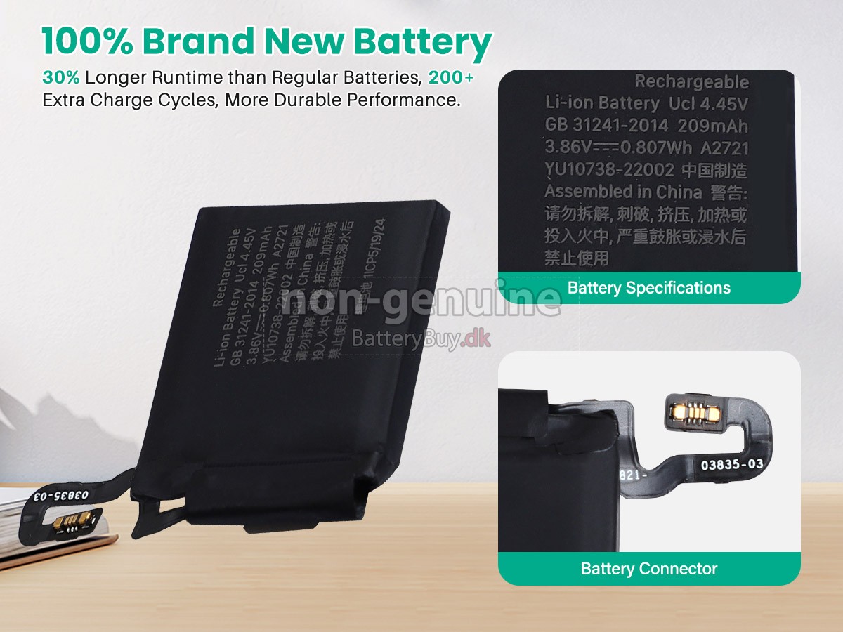 Apple A2721 udskiftningsbatteri