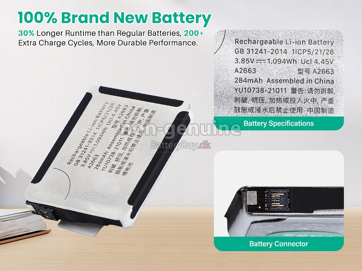 Apple A2772 EMC 8096 udskiftningsbatteri