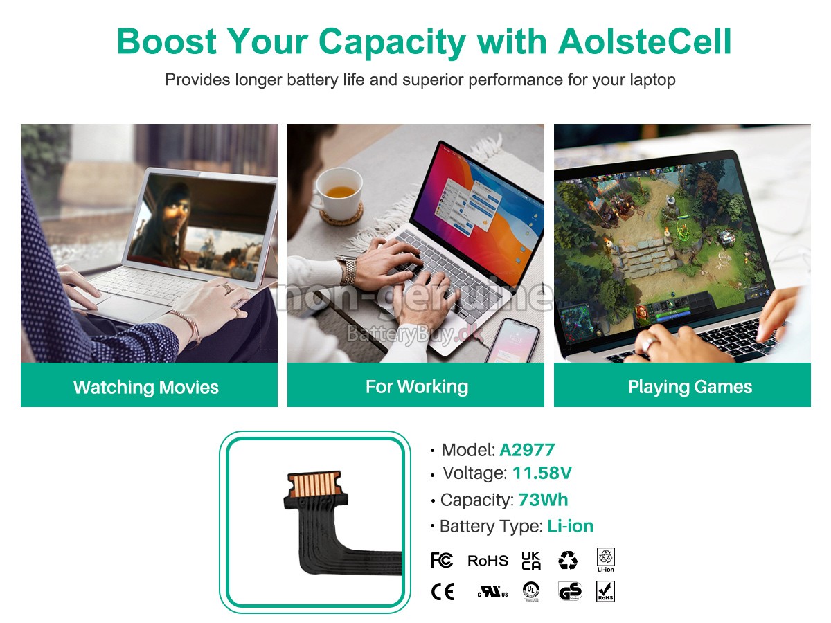 Apple A2992 udskiftningsbatteri