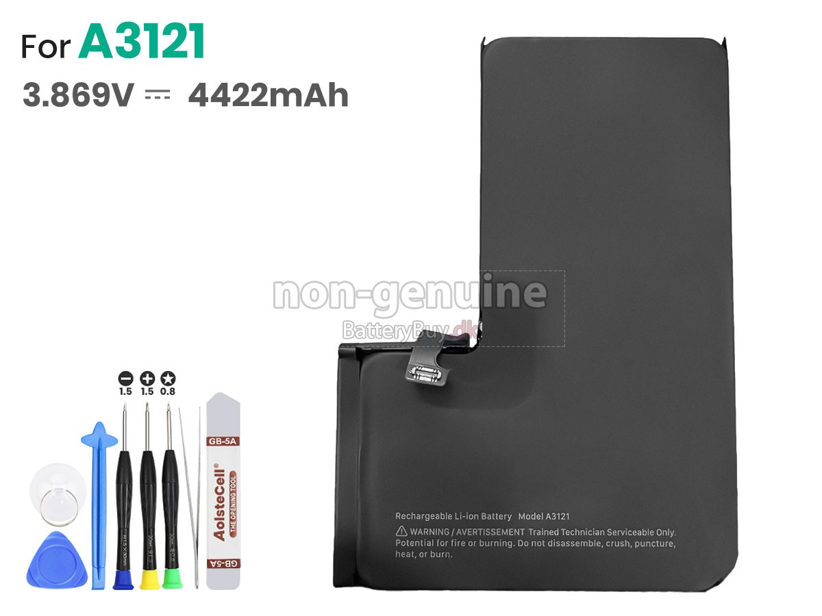Apple A3121 udskiftningsbatteri