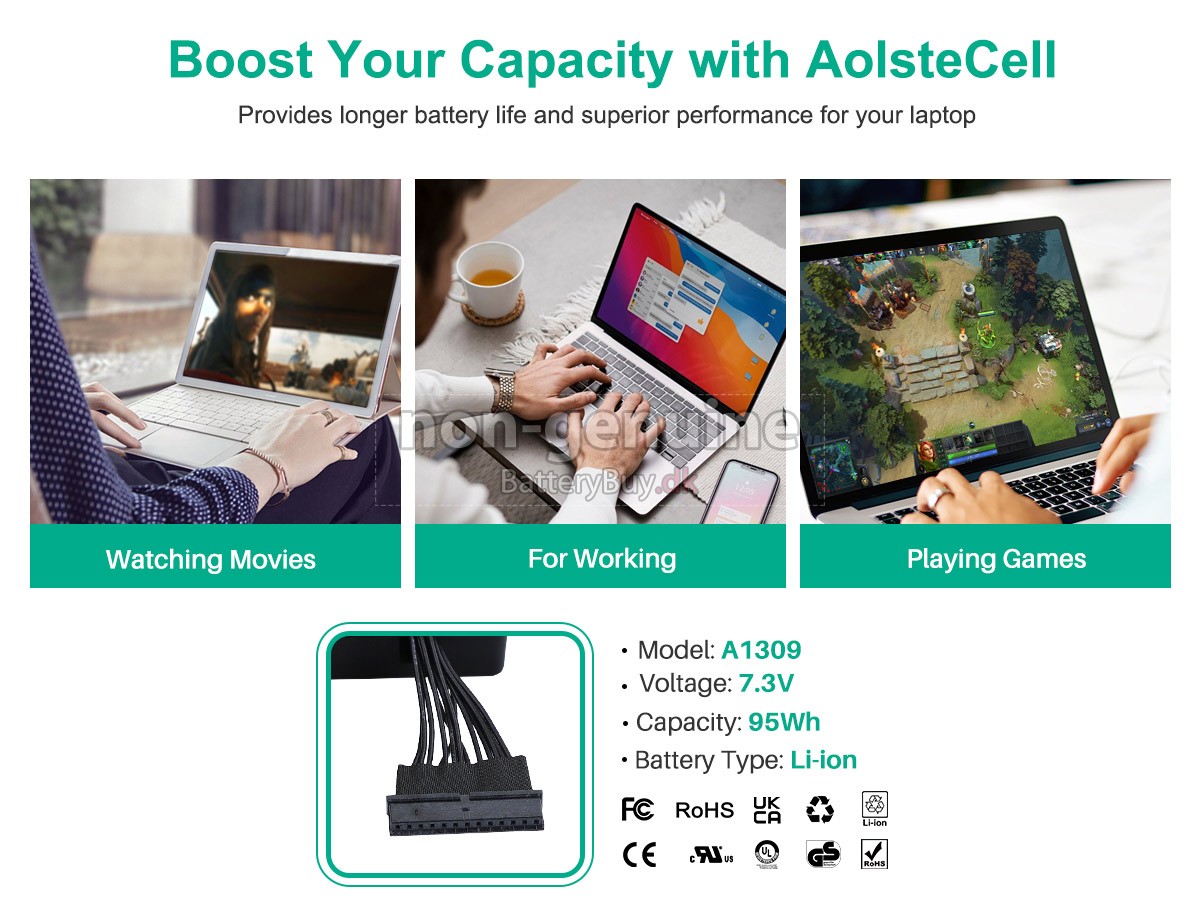 Apple MC024LL/A udskiftningsbatteri