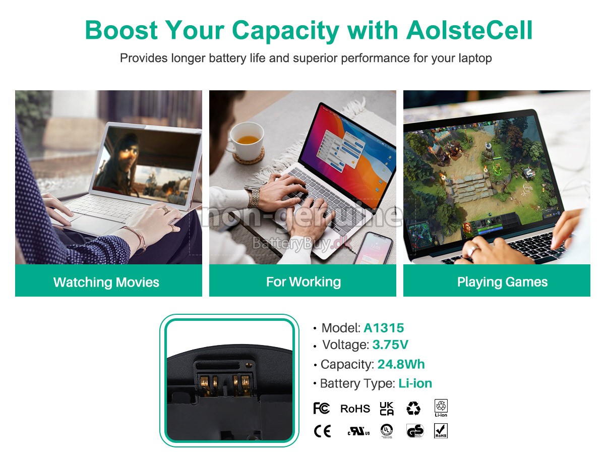 Apple MB292LL/A udskiftningsbatteri