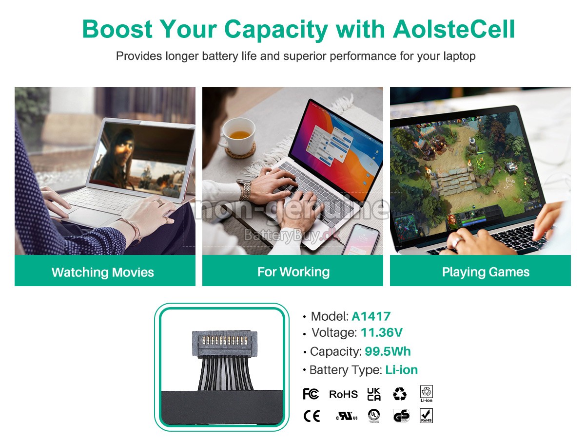 Apple MC976 udskiftningsbatteri