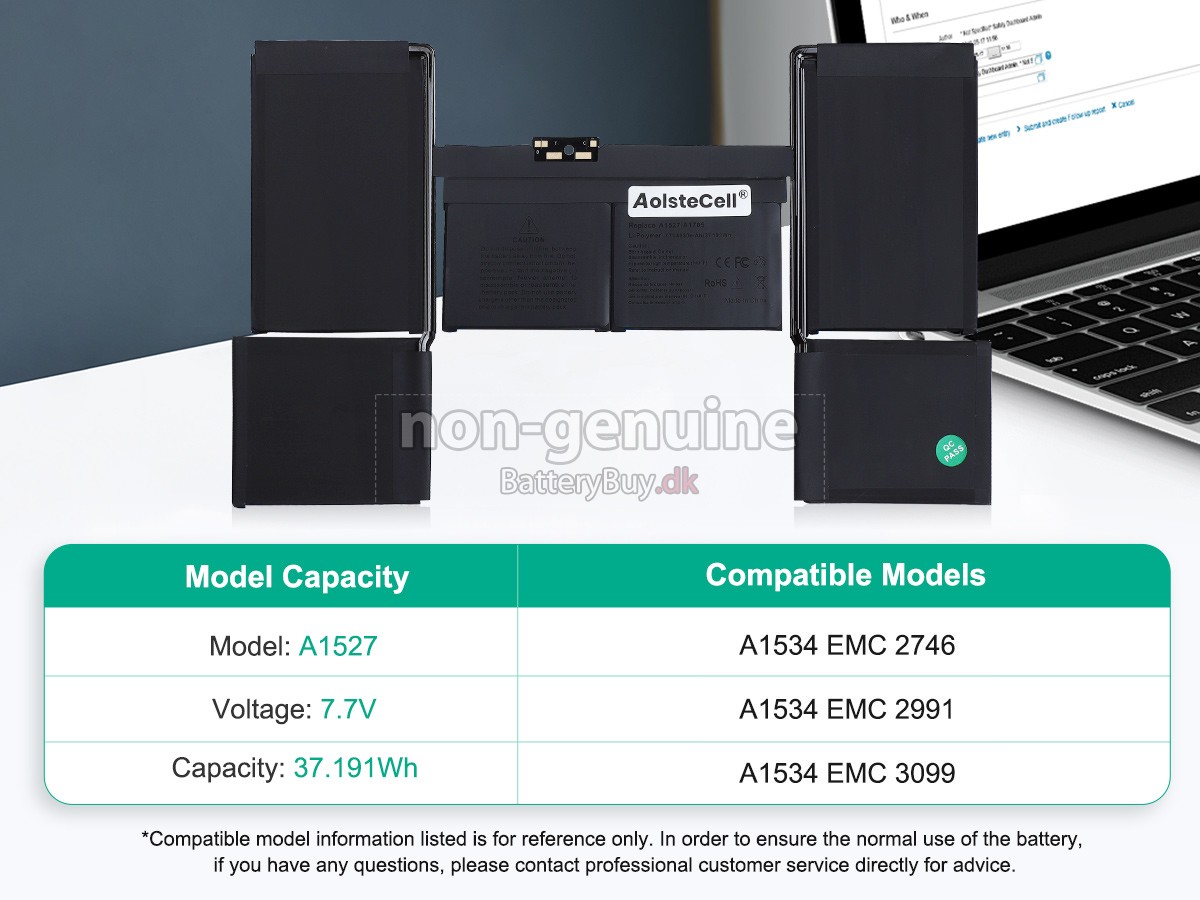 Apple MK4M2 udskiftningsbatteri
