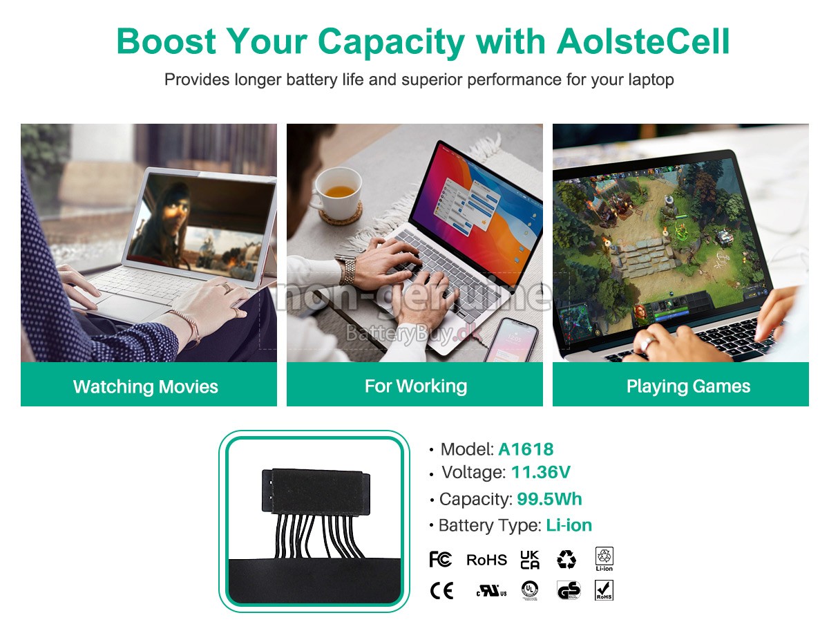 Apple A1618 udskiftningsbatteri