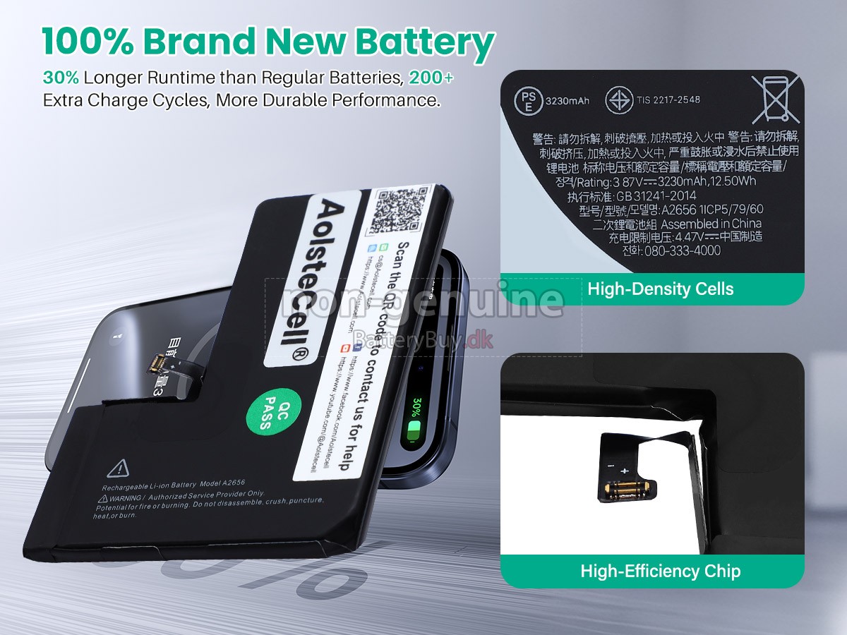 Apple IPHONE 13 PRO udskiftningsbatteri