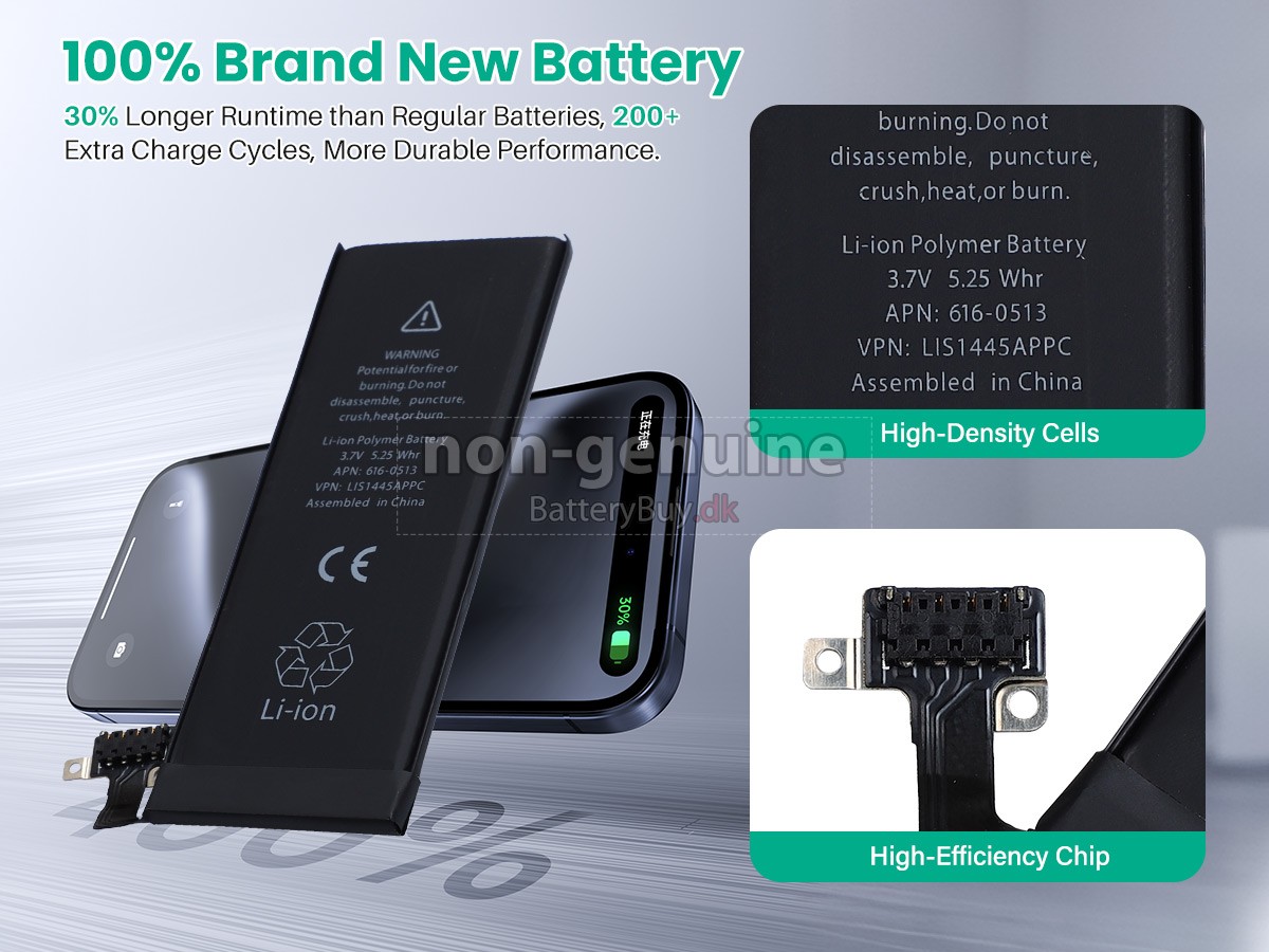 Apple MC678 udskiftningsbatteri