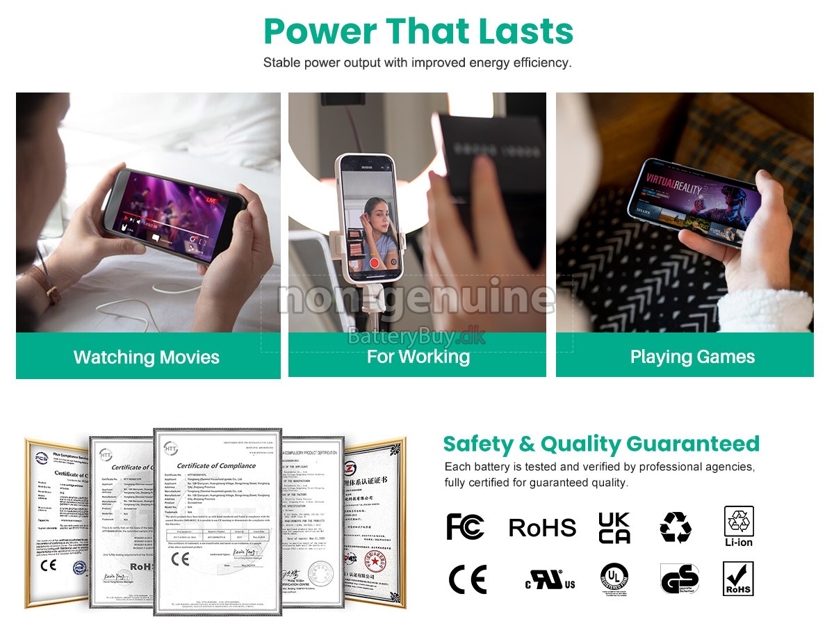 Apple MQ9M2J/A udskiftningsbatteri