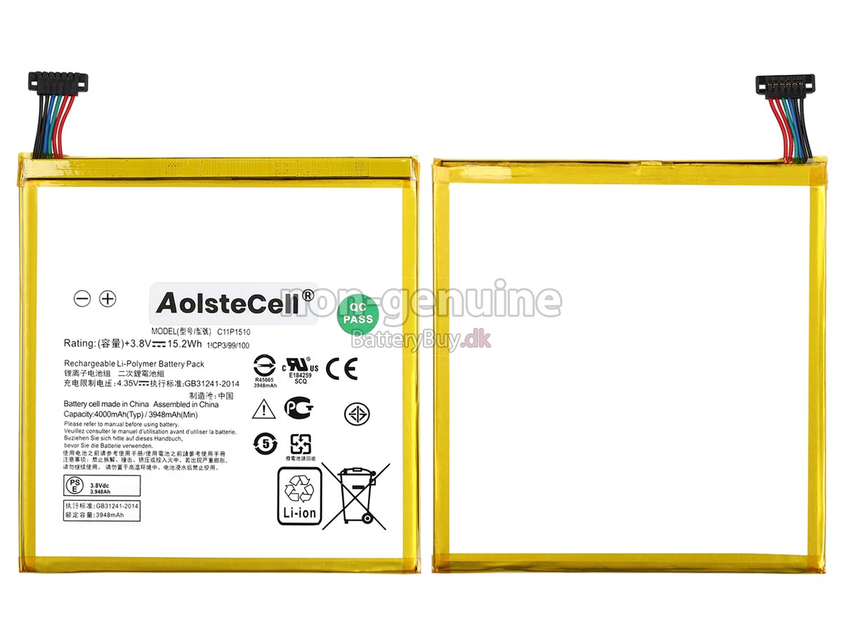 Asus C11P1510 udskiftningsbatteri