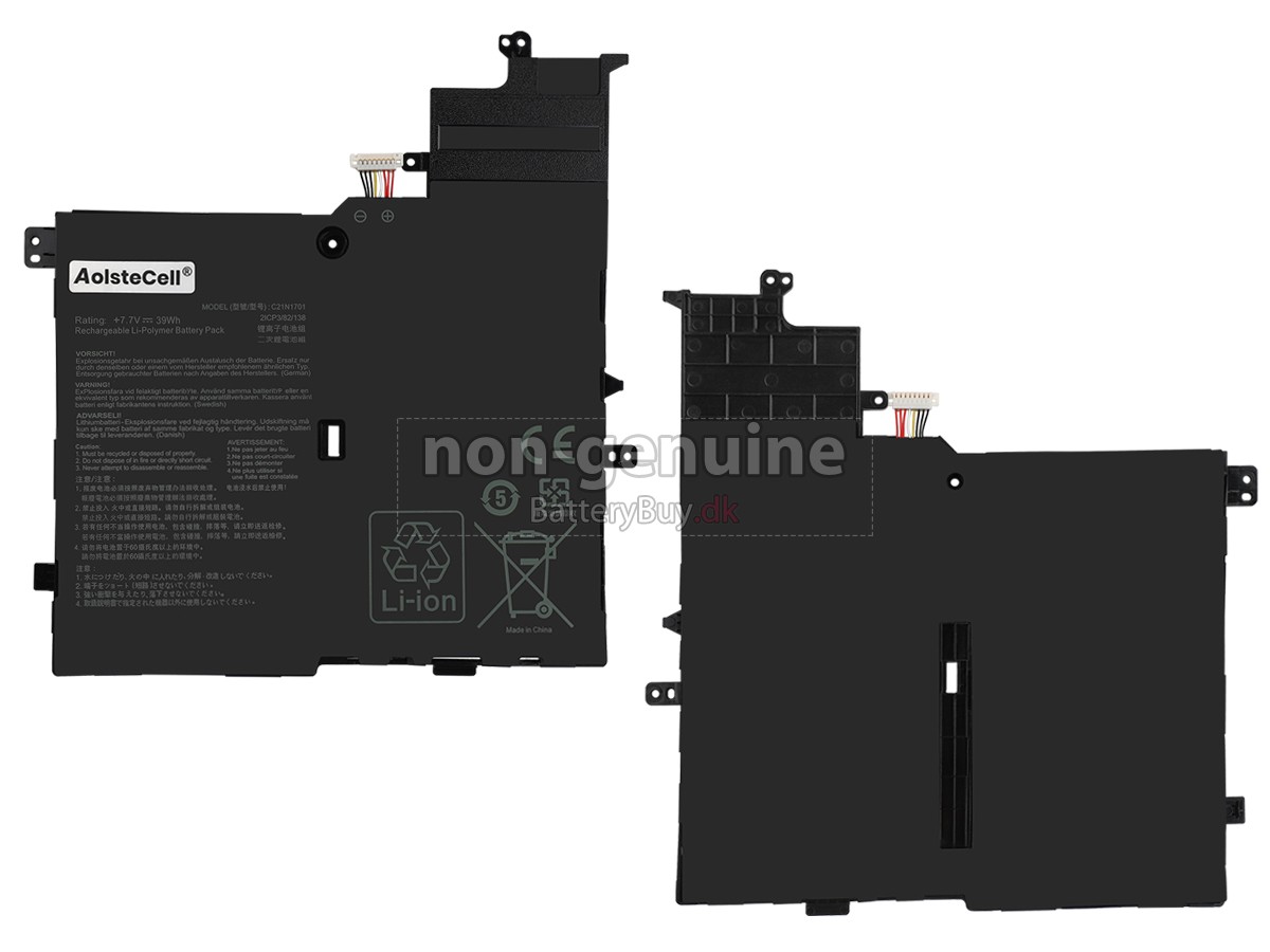 Asus C21N1701 udskiftningsbatteri