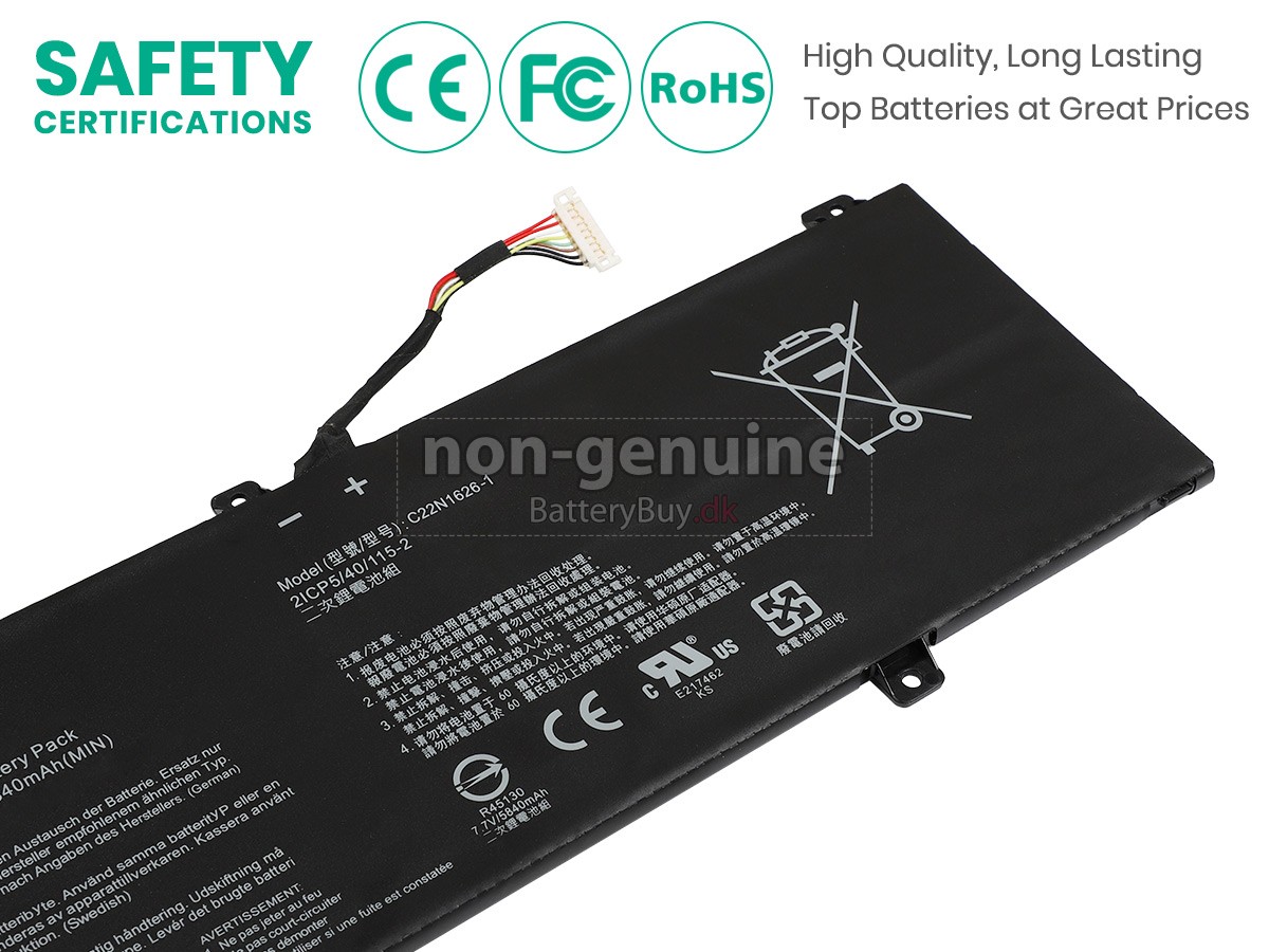Asus C22PJJ1 udskiftningsbatteri