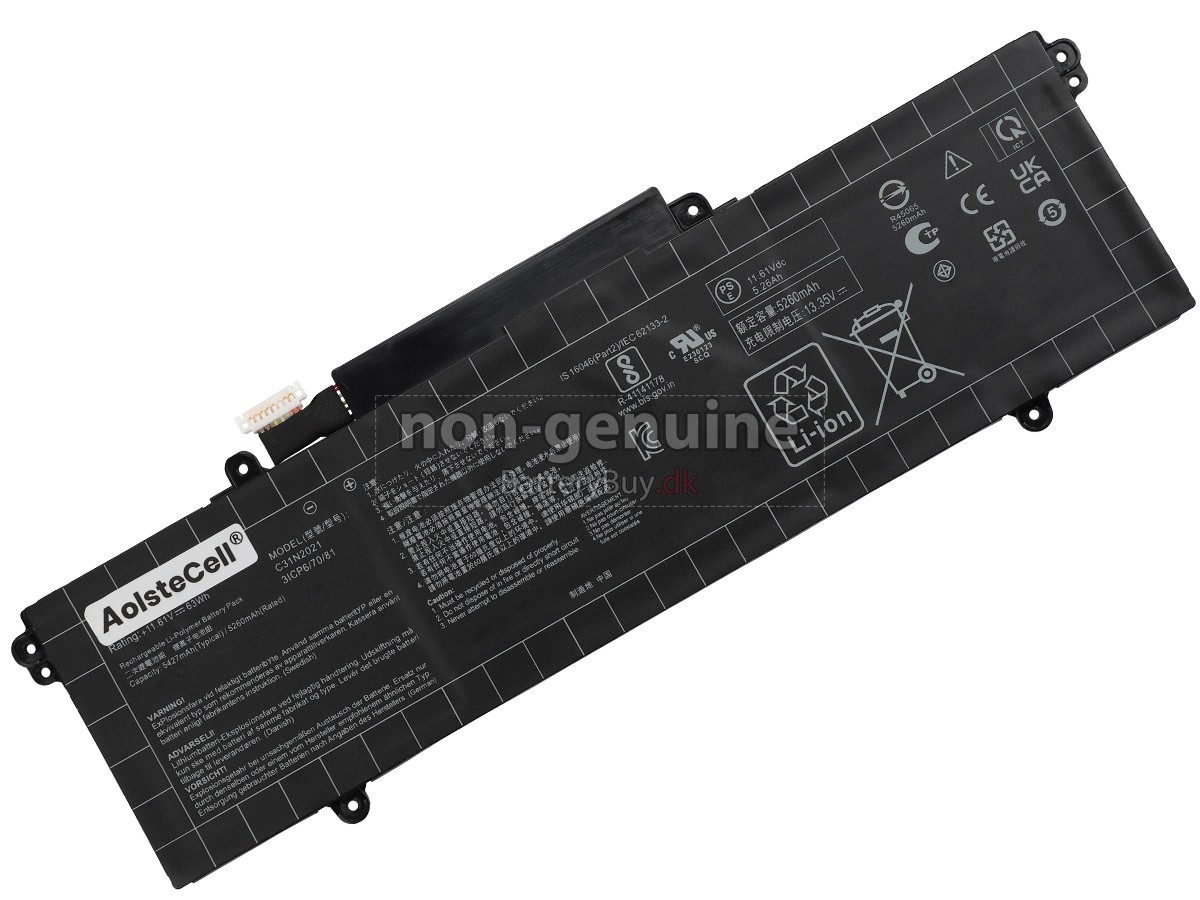 Asus C31N2021 udskiftningsbatteri