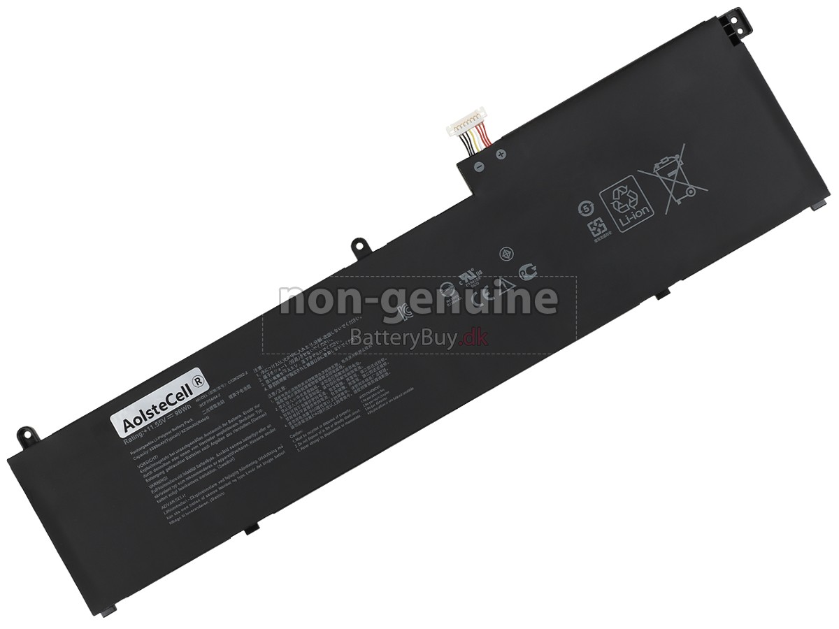 Asus UP6502 udskiftningsbatteri