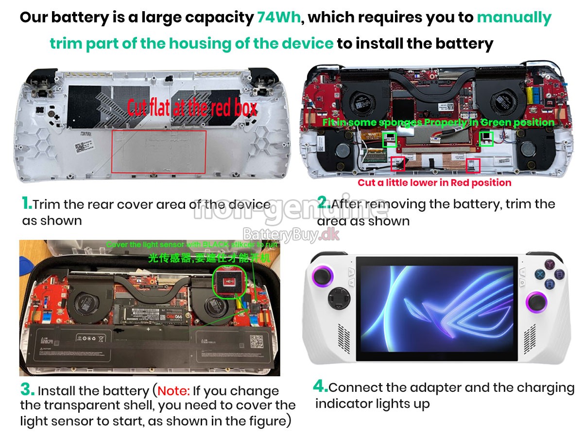 Asus C41N2208 udskiftningsbatteri