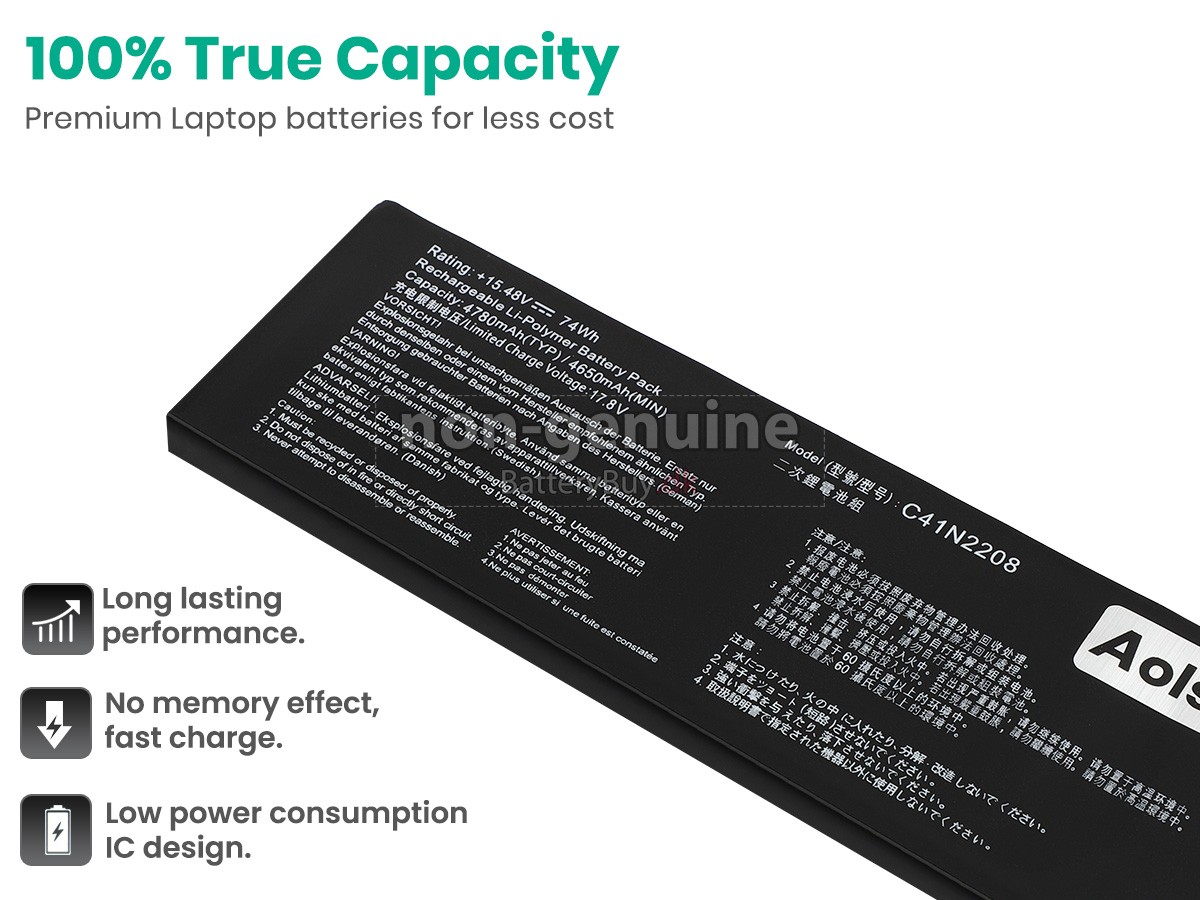 Asus C41N2208 udskiftningsbatteri