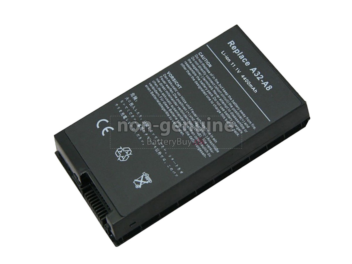 Asus F8S udskiftningsbatteri