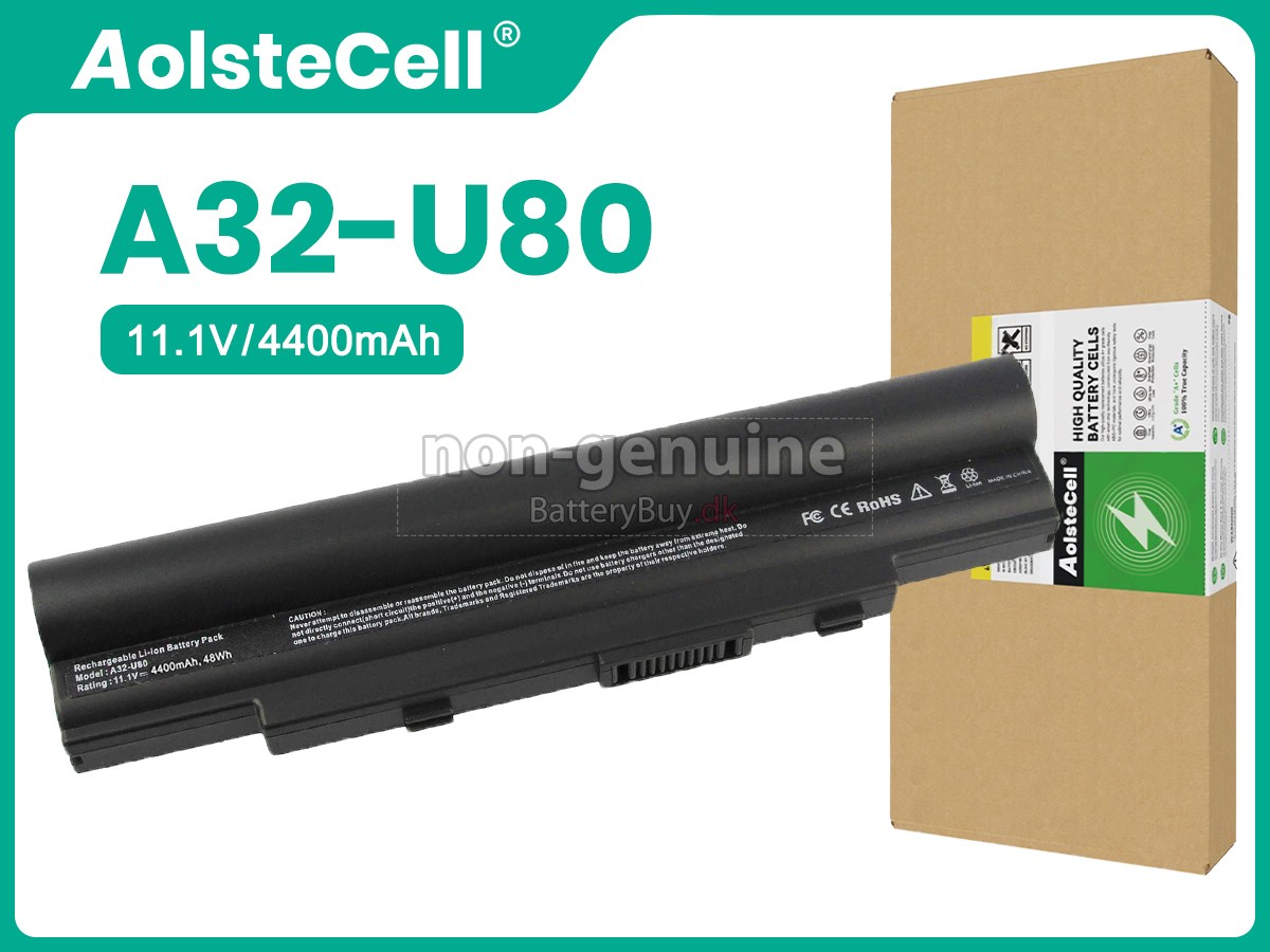 Asus U80A udskiftningsbatteri