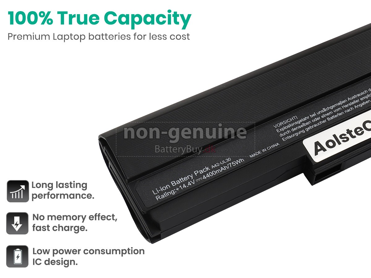 Asus U30J udskiftningsbatteri