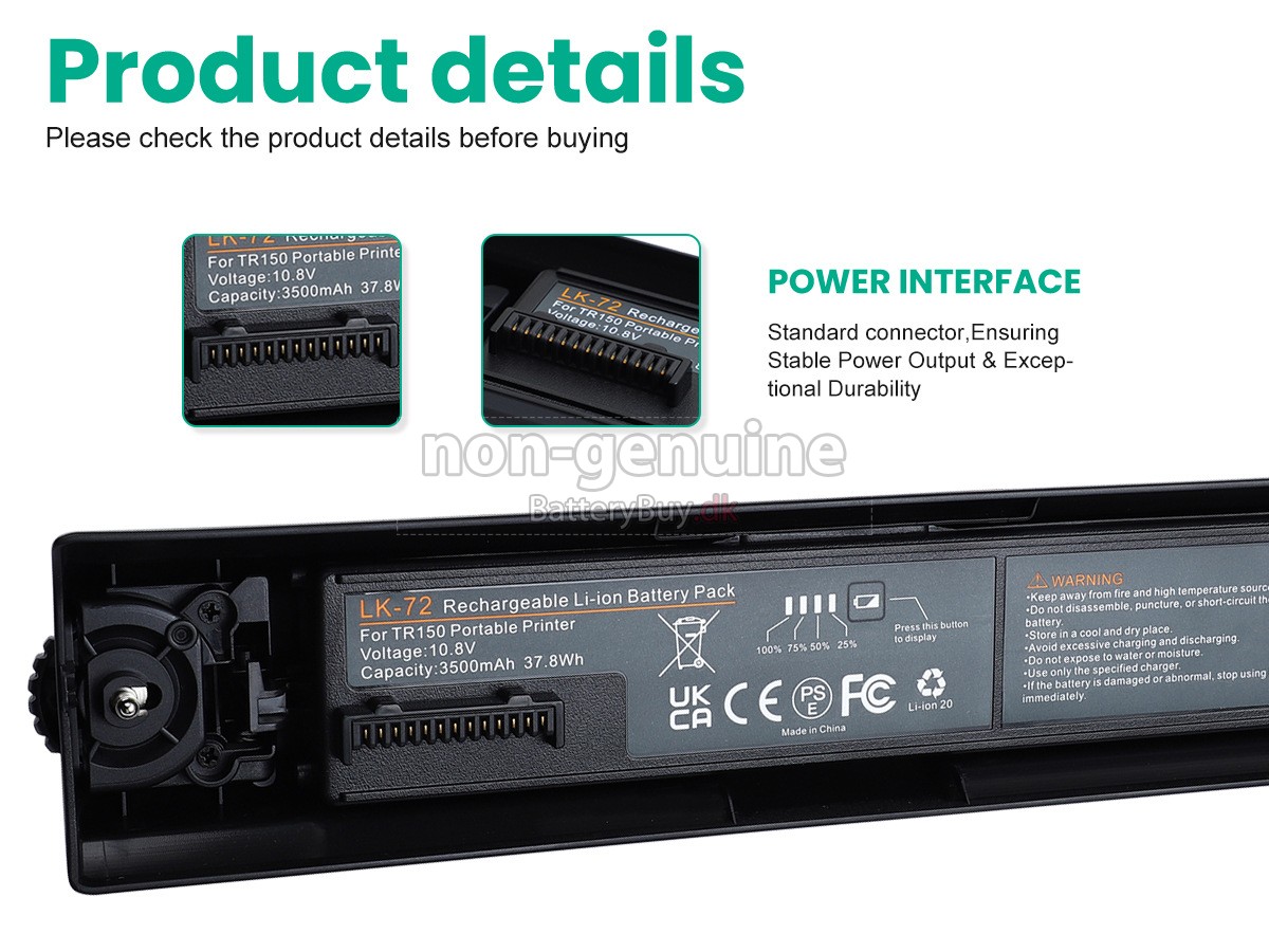 Canon TR150 MOBILE PRINTER udskiftningsbatteri