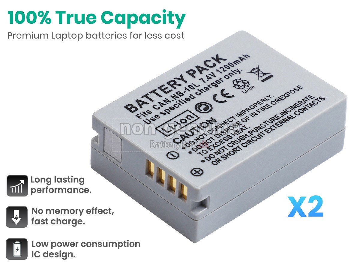 Canon NB-10L udskiftningsbatteri