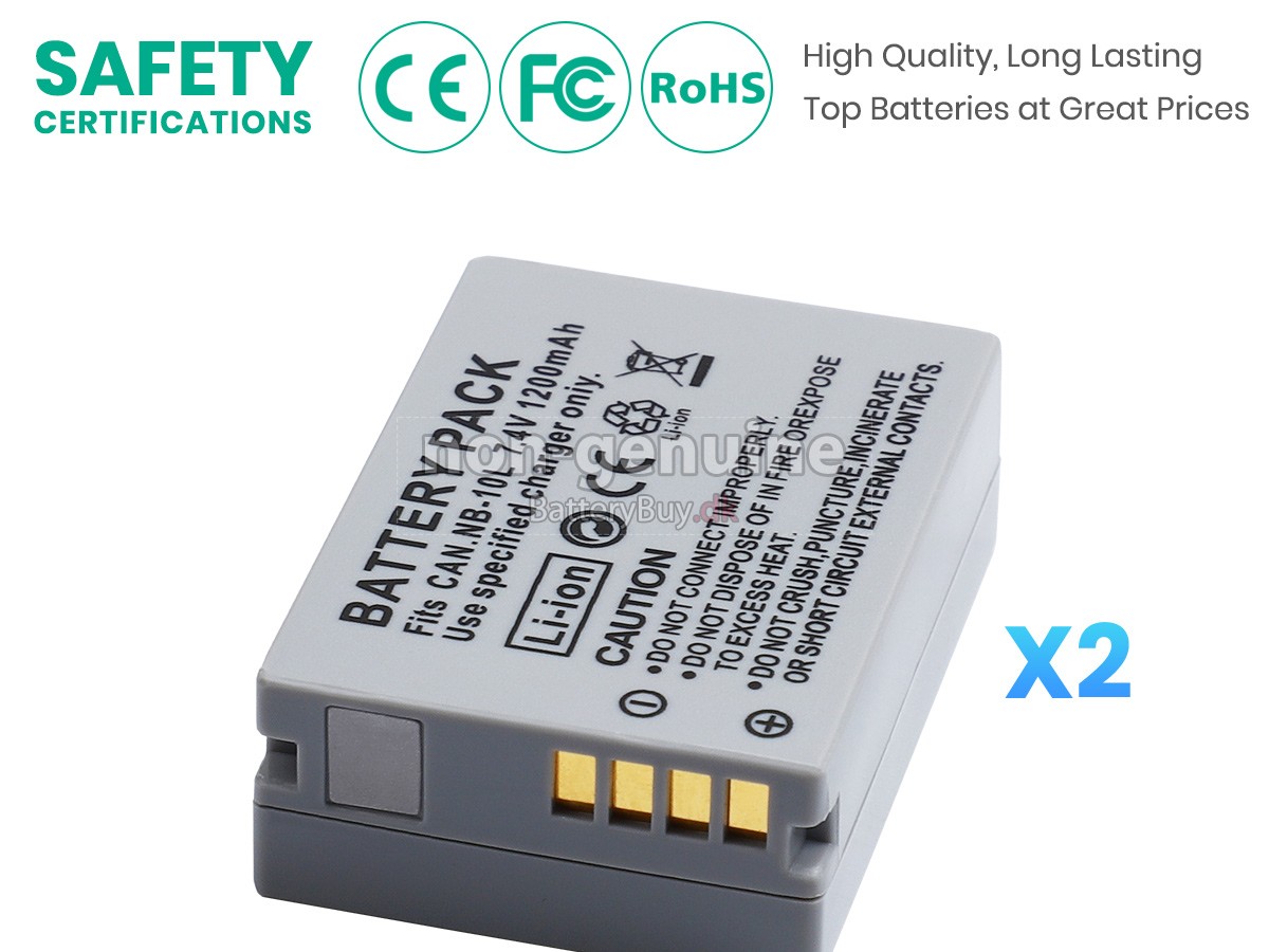 Canon NB-10L udskiftningsbatteri