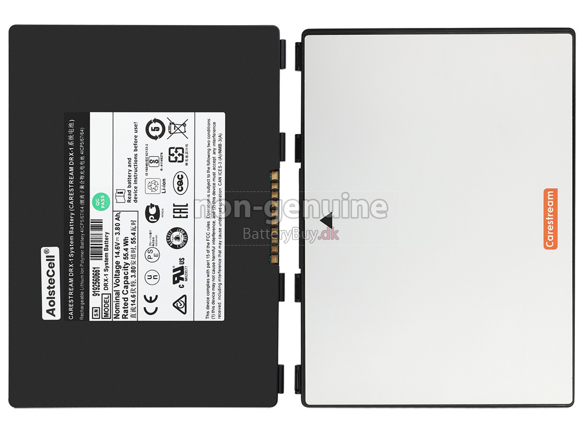 Carestream DRX-1 udskiftningsbatteri