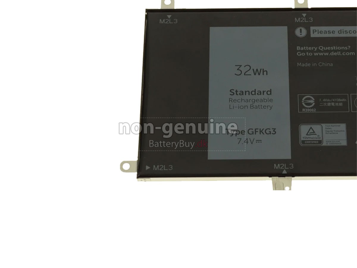 Dell Venue 10 Pro 5056 udskiftningsbatteri