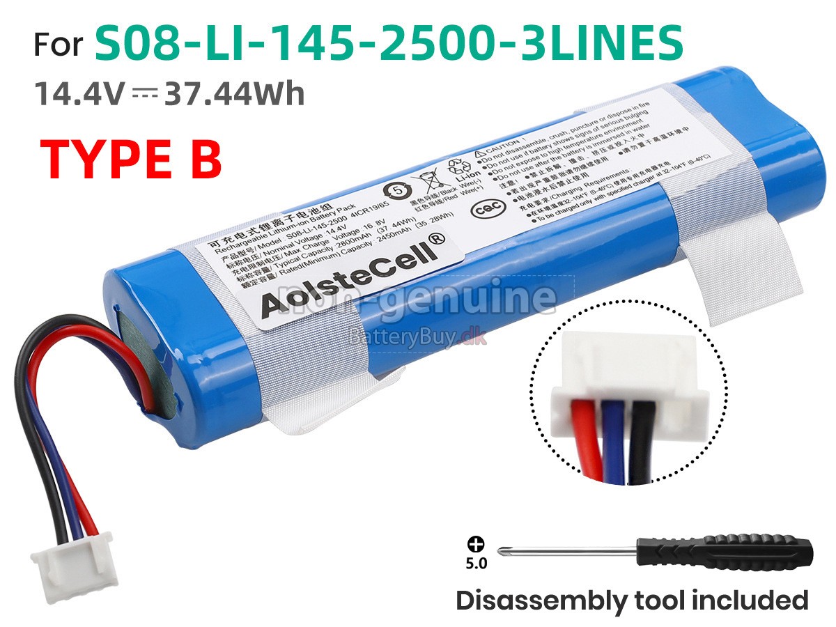 Ecovacs DN55 udskiftningsbatteri